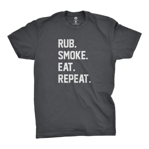 Rub. Smoke. Eat. Repeat. T-Shirt